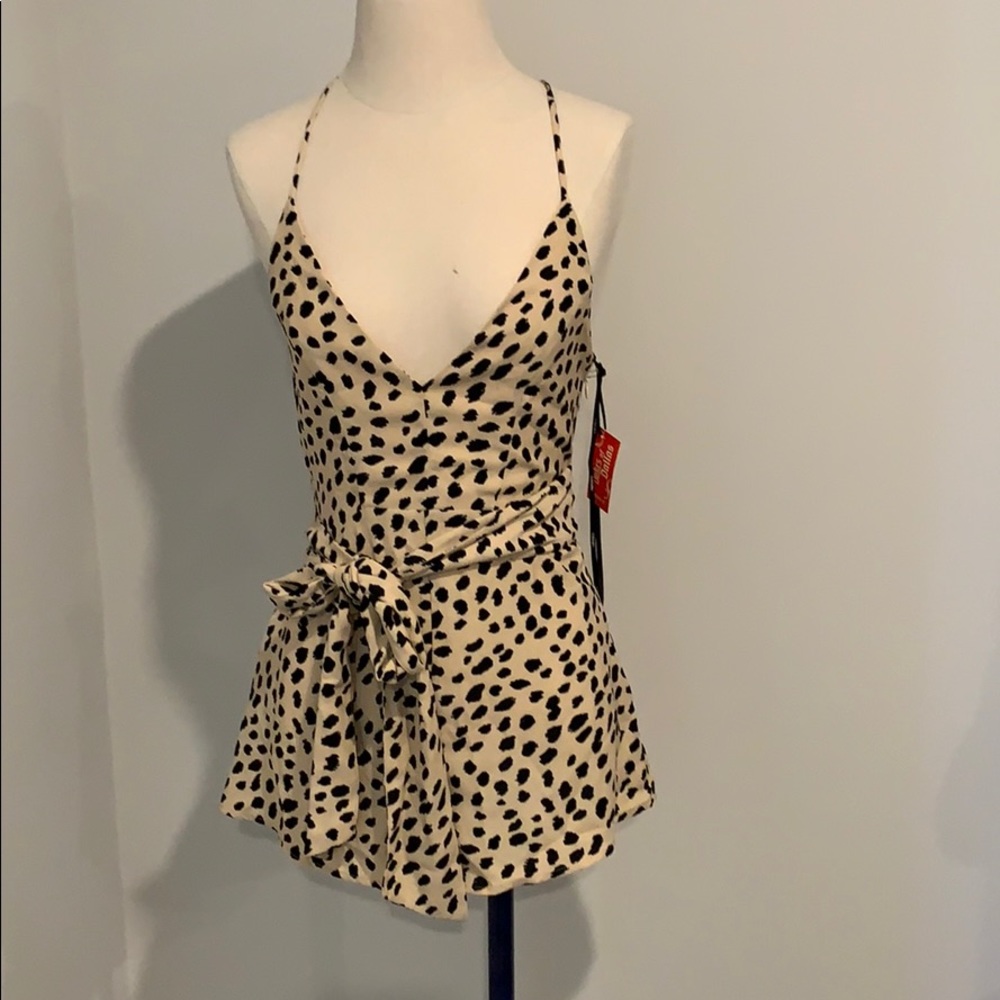 NWT Leopard romper